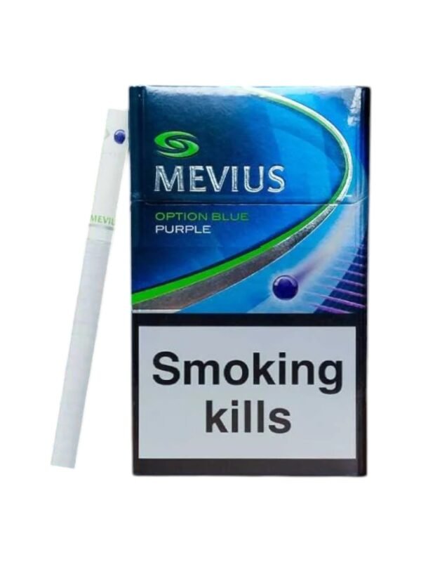 Mevius Option Blue Purple (1เม็ดบีบ)