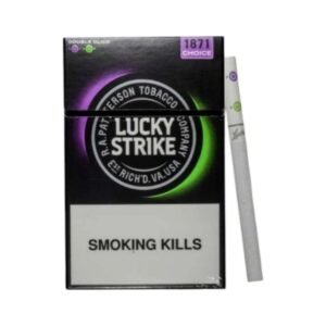 Lucky Strike Double Click Purple (2เม็ดบีบ)