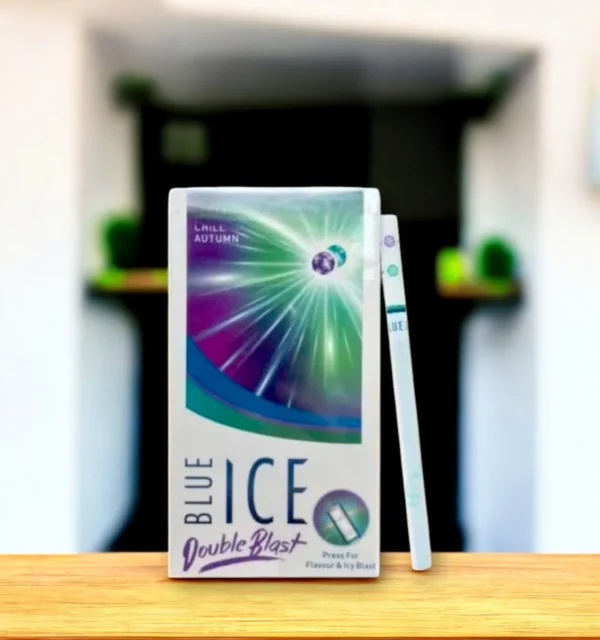 Blue Ice Double Blast ทาร์และนิโคติน ⚖️💨