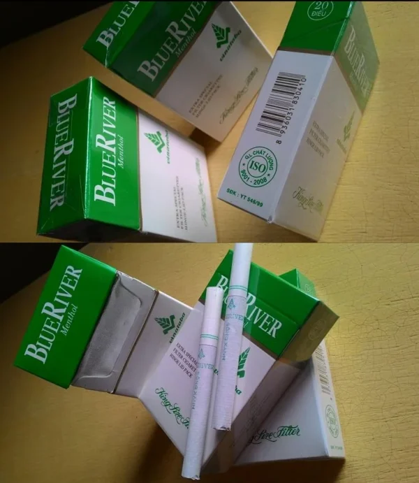 BlueRiver Menthol บุหรี่