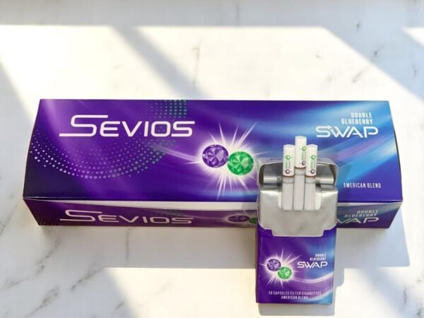 บุหรี่ Sevios Double Blueberry โปรโมชั่น